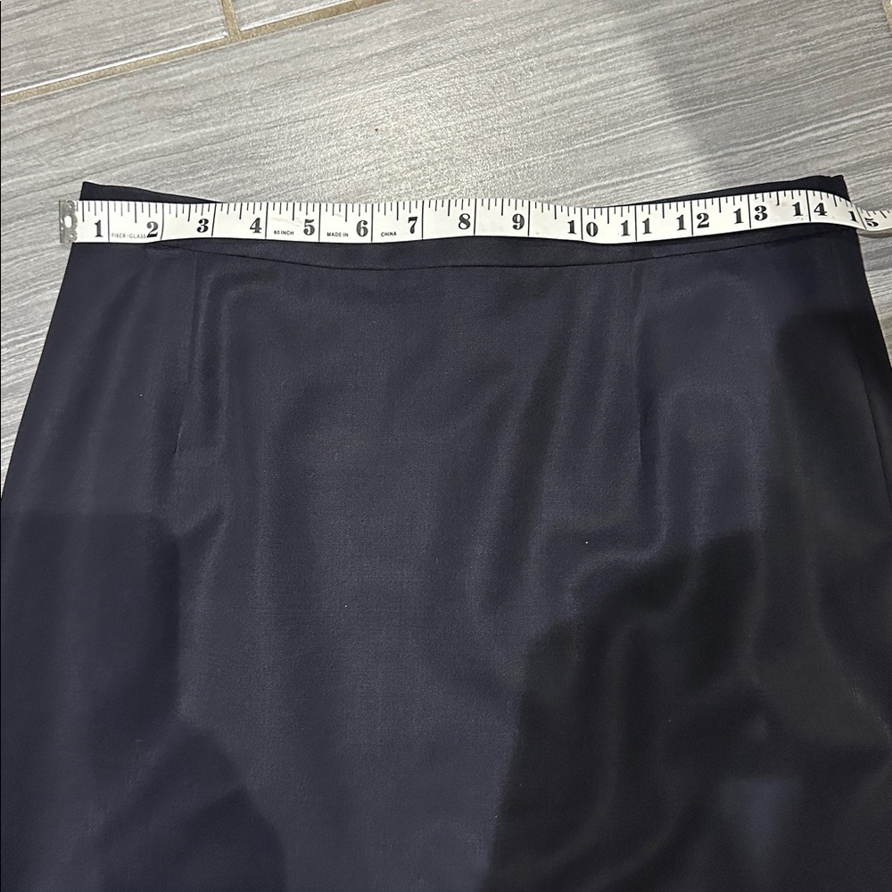 Escada by Margaretha Ley Navy Wool Skirt – Made in Germany, Size 36 - Picture 3 of 8